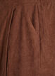 Jupe courte en velours côtelé, Marron, Packshot image number 2