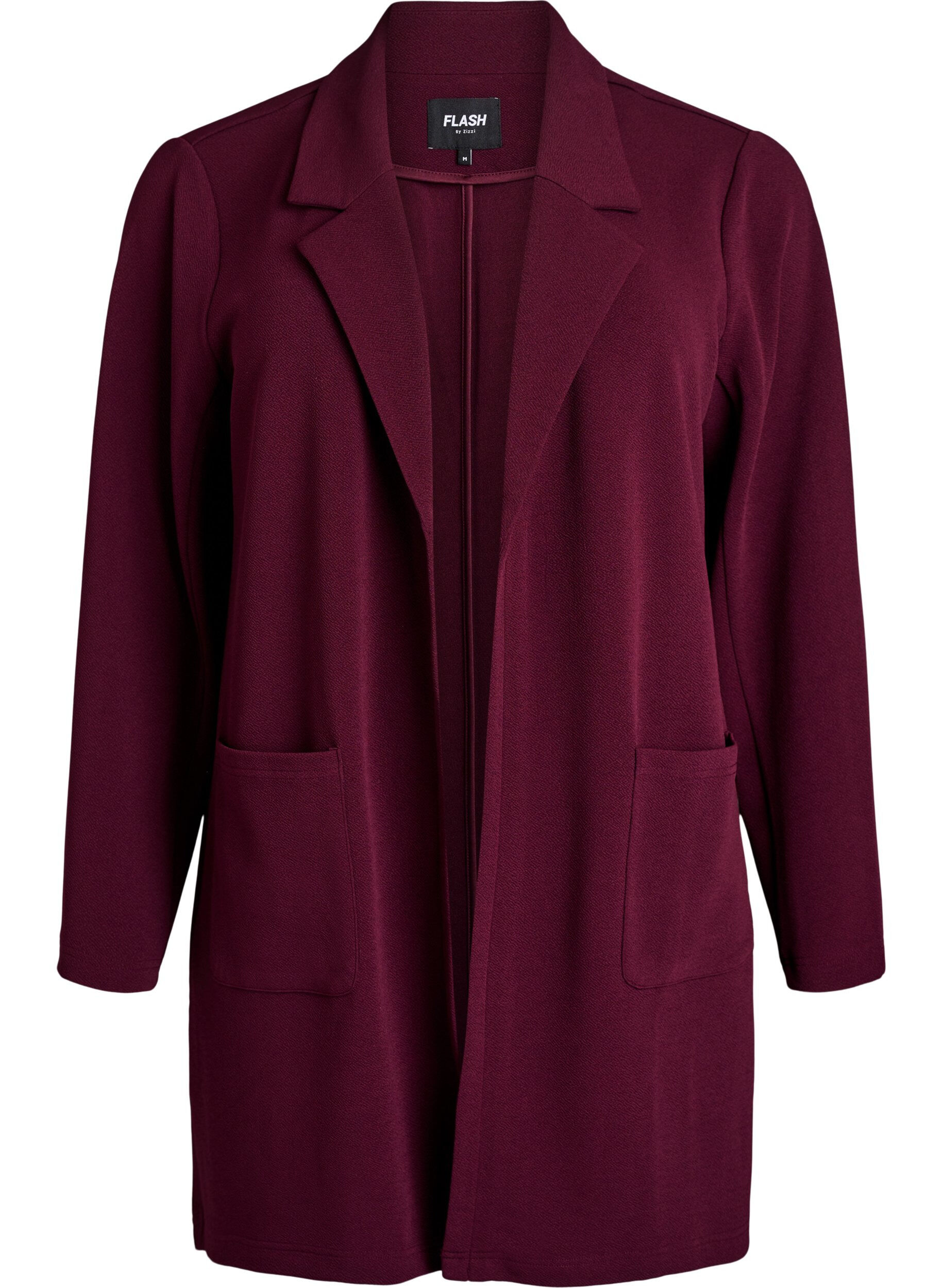 Blazer long avec des poches