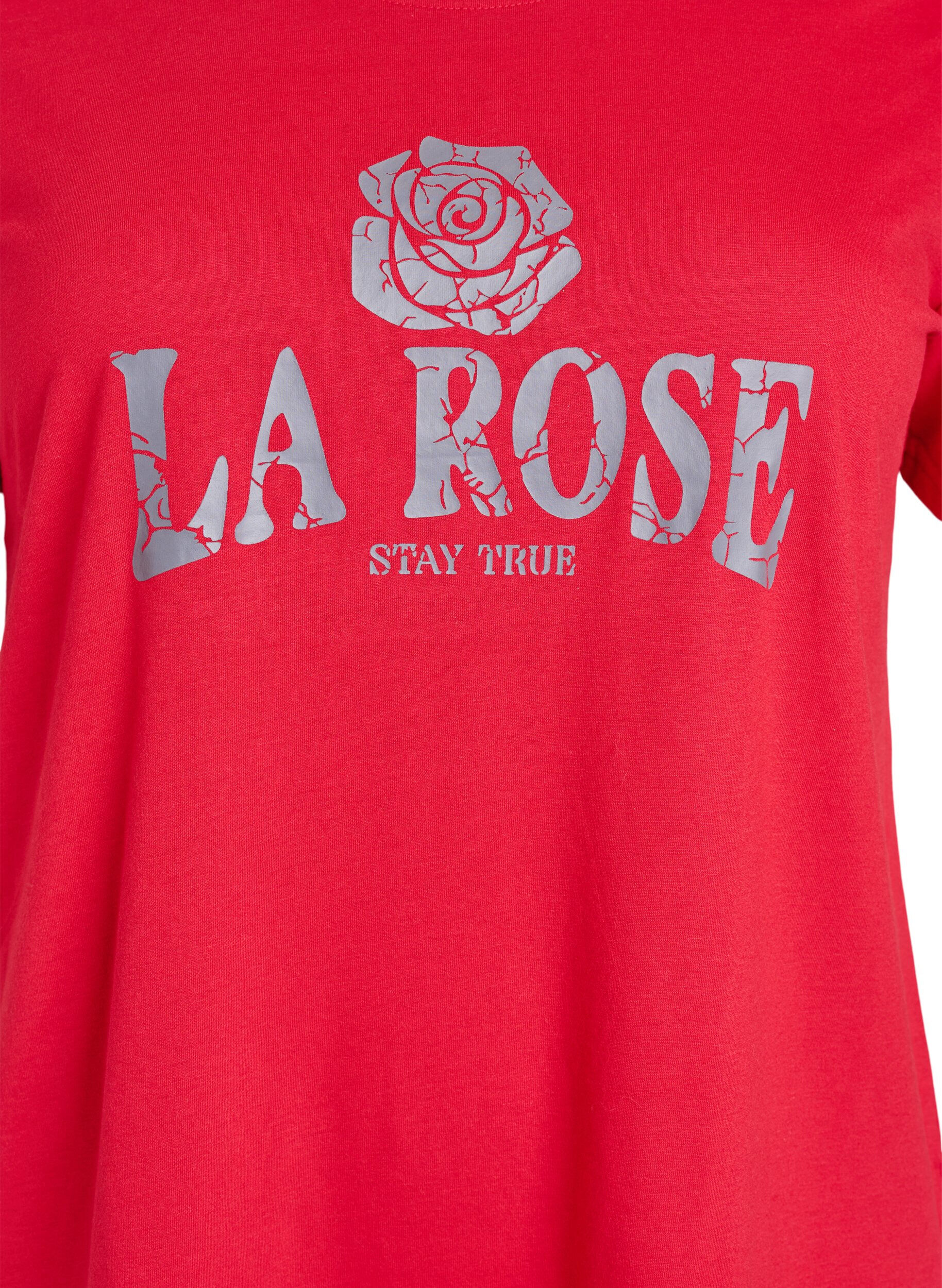 ZizziFLASH - T-shirt met motief, Rood, Packshot image number 2