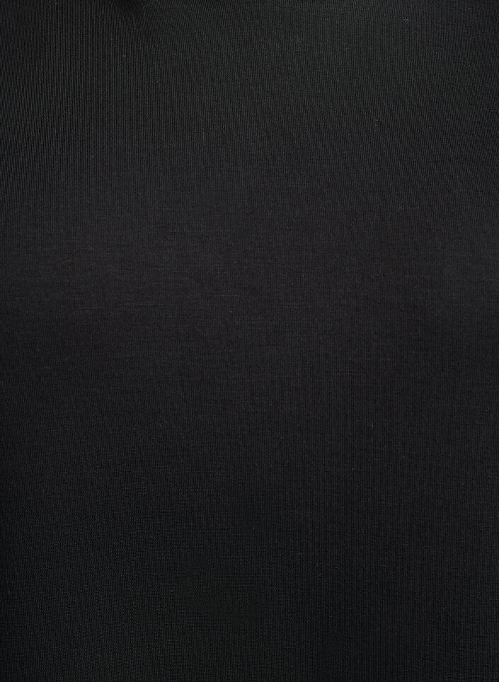 Korte hoodie jurk met een kangoeroezak, Zwart, Packshot image number 2