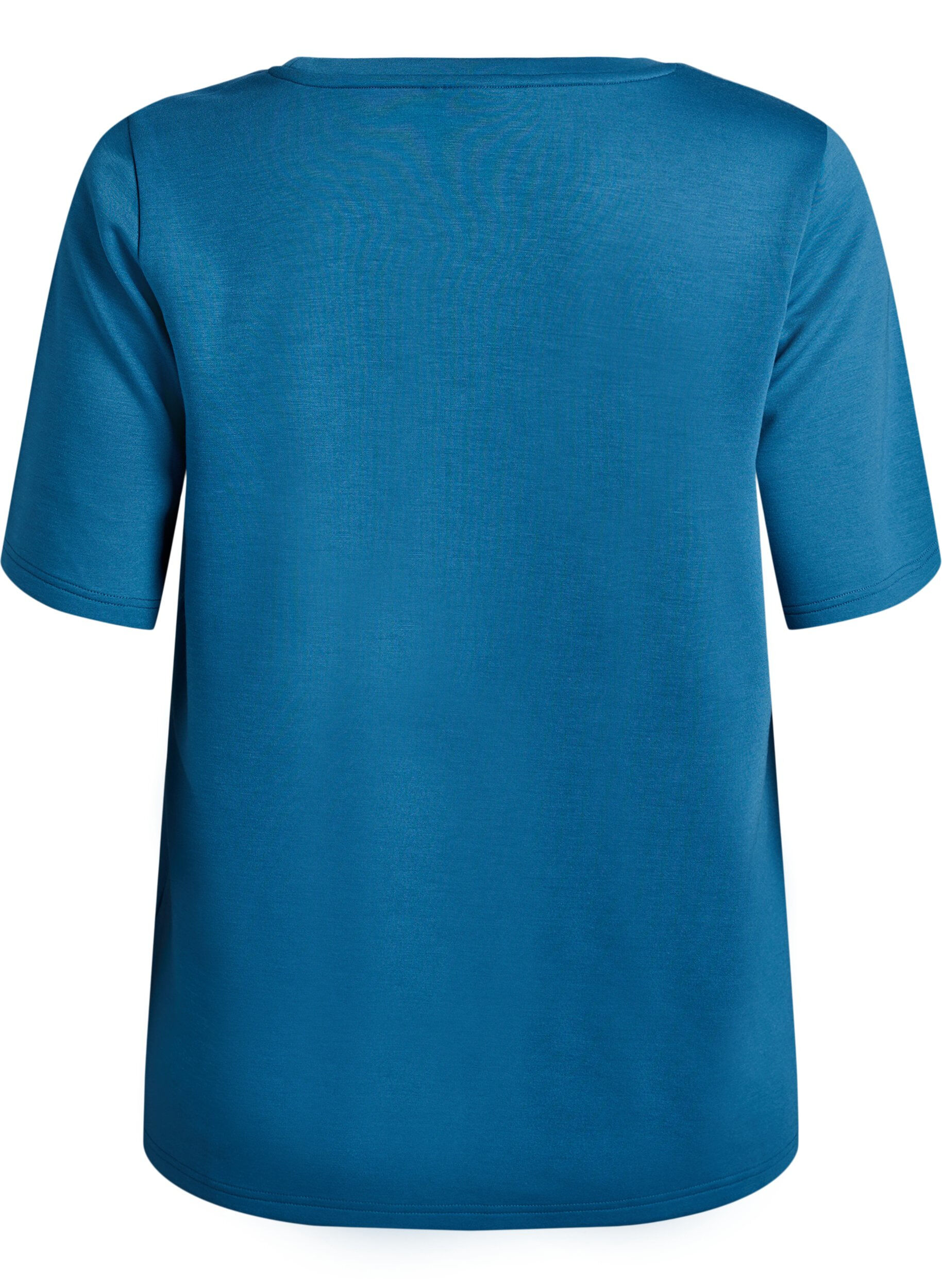 ZizziT-shirt in modalmix, Blauw, Packshot image number 1