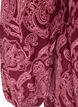 Robe courte en coton avec un ourlet &eacute;lastique et des manches longues, Bordeaux fonc&eacute;, Packshot image number 3