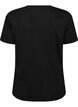 T-shirt met motief, Zwart, Packshot image number 1