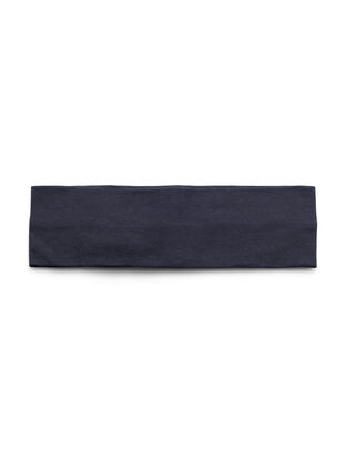 Bandeau de cheveux en coton, Black, Packshot image number 0