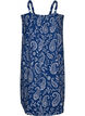 Robe &agrave; bretelles midi en coton bio, Bleu, Packshot image number 1