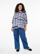 Shirt met patroon, Blauw, Model image number 1