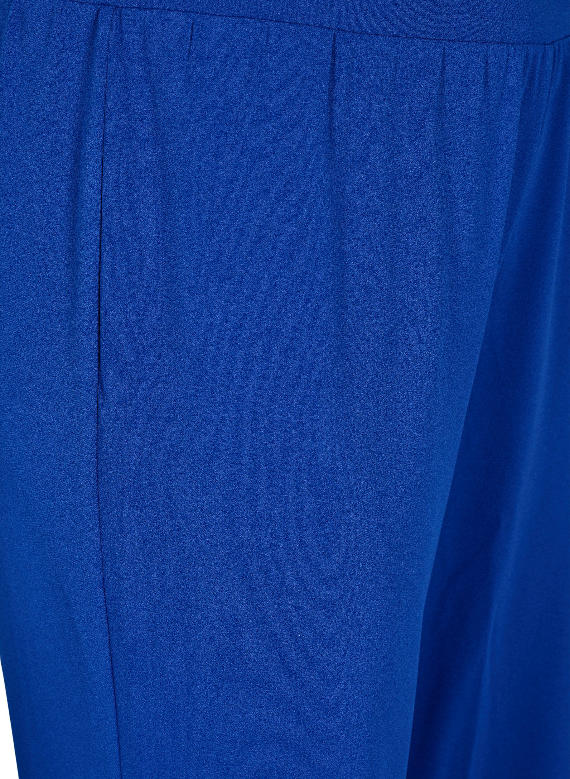 ZizziBroek met rechte pasvorm, Blauw, Packshot image number 2