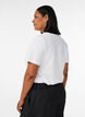 Katoenen T-shirt met print, Wit, Model image number 2