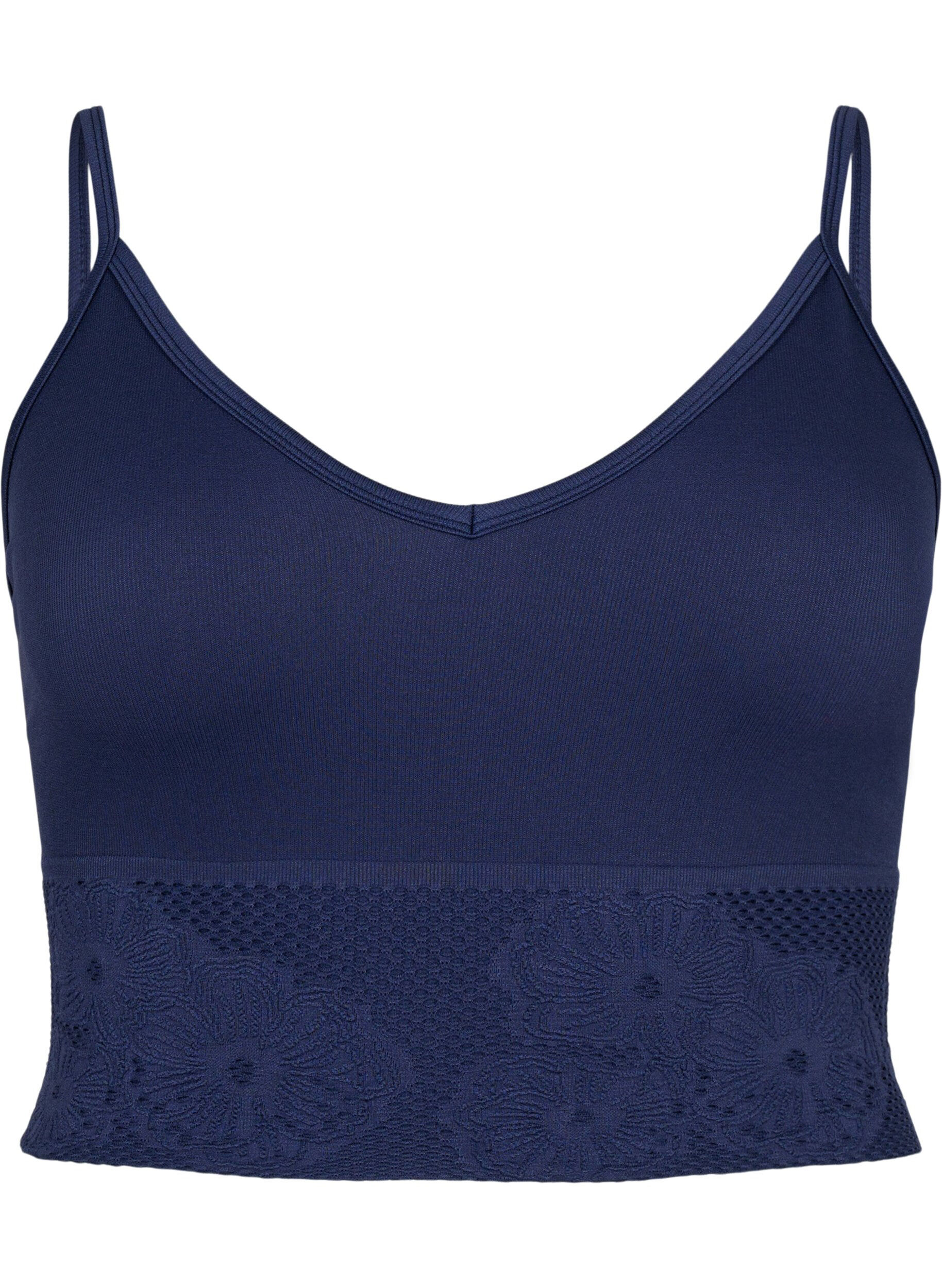 ZizziSeamless bh top, Peacoat ASS, Packshot image number 0