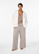 Losvallend vest met zakken, Vanille, Model image number 1