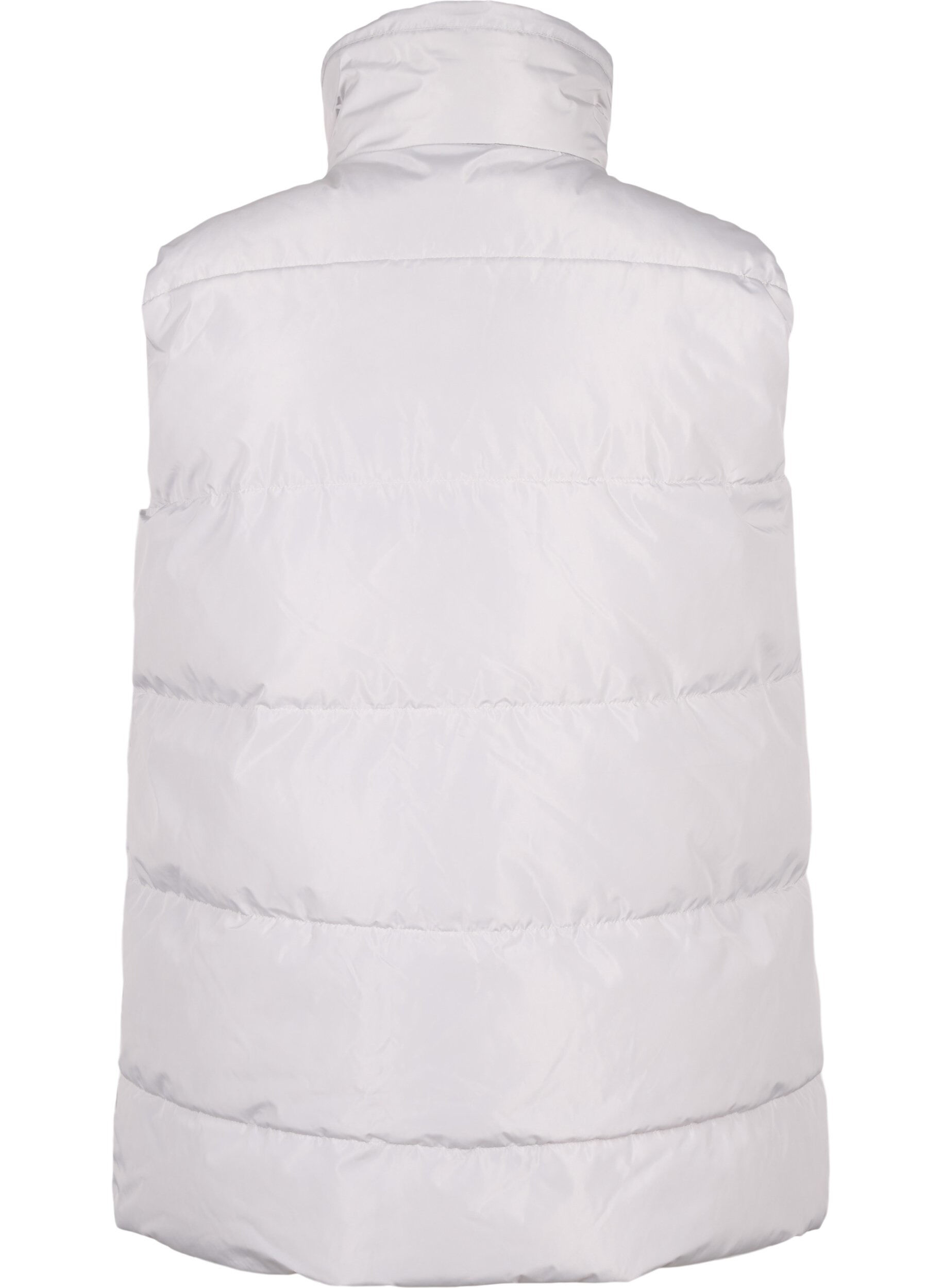 ZizziSportief vest met hoge kraag en zakken, Pearl Blue, Packshot image number 1