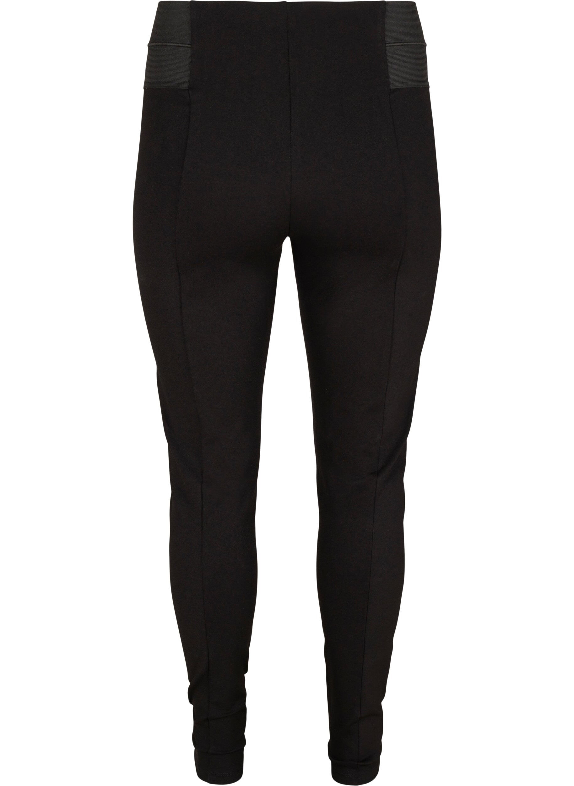 Zizzi Legging avec large &eacute;lastique &agrave; la taille, Noir, Packshot image number 1