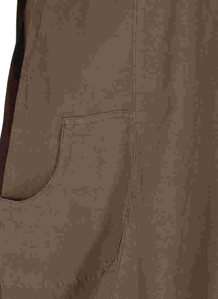 Mouwloze katoenen jurk, Falcon, Packshot image number 3