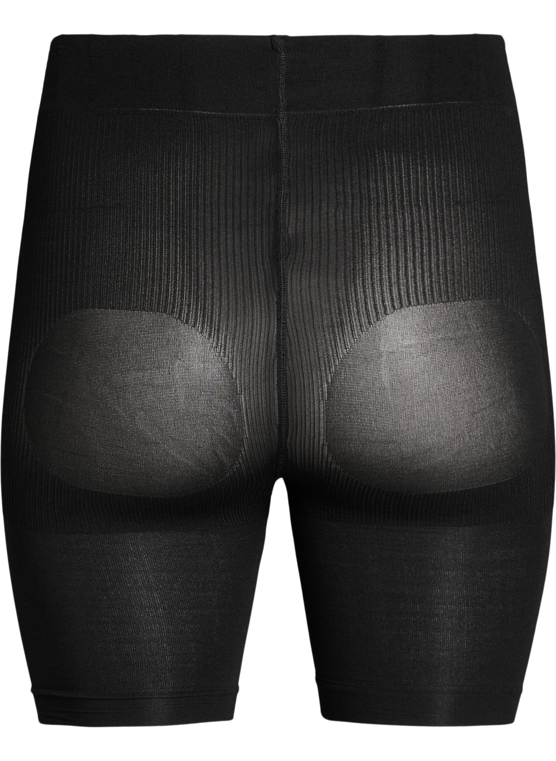ZizziLot de 2 shortys push-up 60 deniers avec effet sculptant, Noir, Packshot image number 1