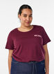 T-shirt met motief, Rood, Model image number 0