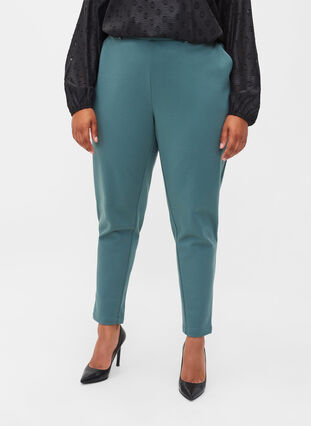 Pantalon court avec poches et  cordon de serrage réglable, Silver Pine, Model image number 2