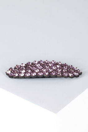 Pince à cheveux avec perles, Purple Shimmer, Packshot image number 1