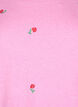 Gebreide blouse met bloemen en 3/4 mouwen, Begonia Pink Mel., Packshot image number 2
