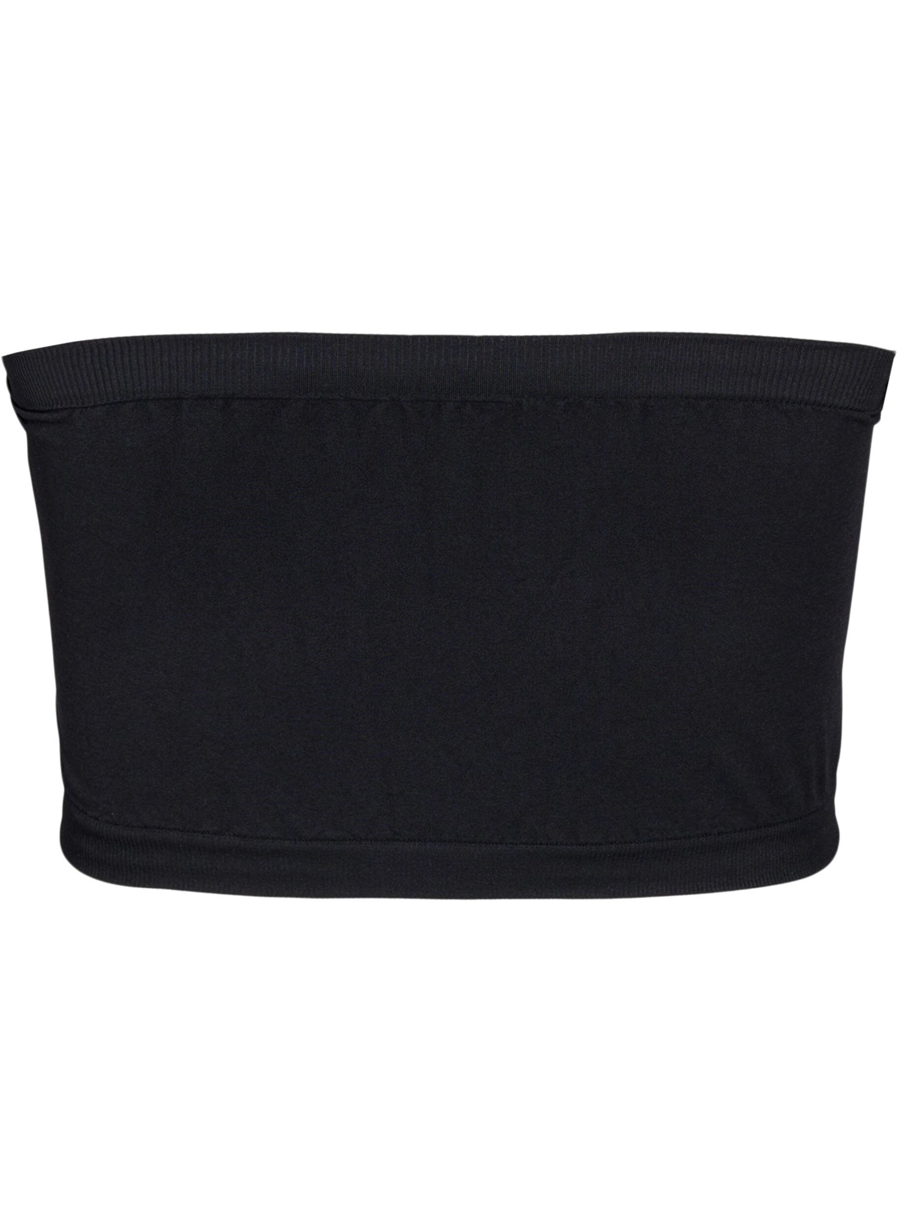 ZizziBandeau topje, Zwart, Packshot image number 1