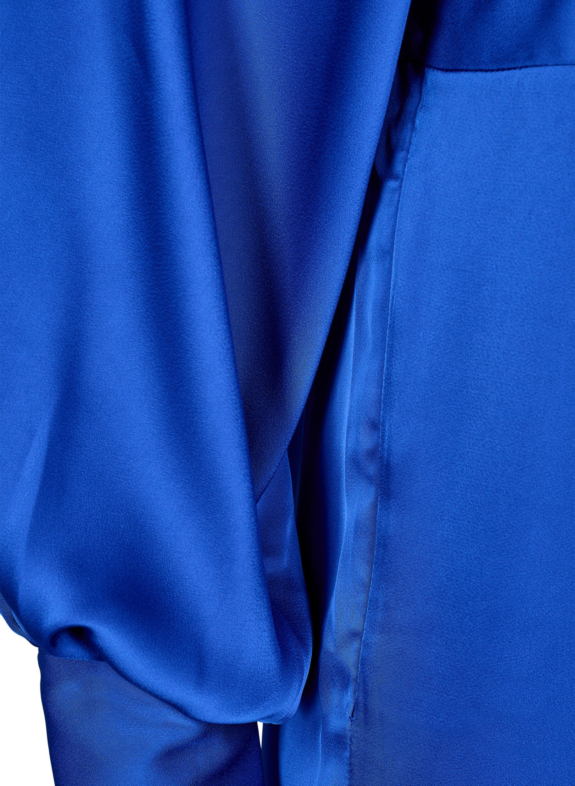 Zizzi Robes en satin avec manches ballon, Surf the web, Packshot image number 3