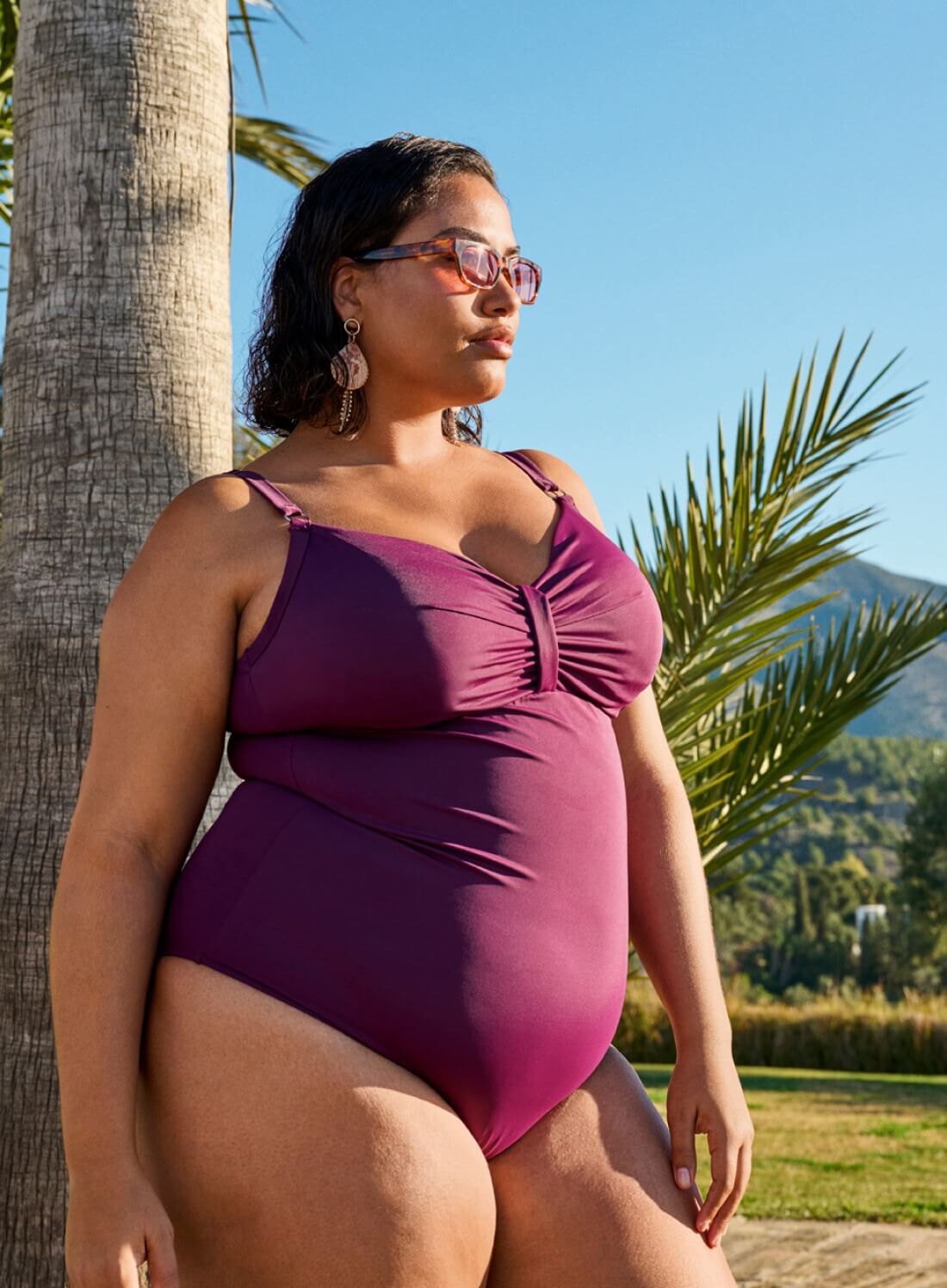 ZizziBadpak met beugel en drapering, , Model