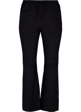 Pantalon évasé, Black, Packshot image number 1