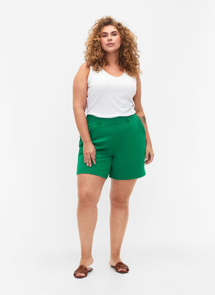 Korte broek met zakken en losse pasvorm, Jolly Green, Model image number 3