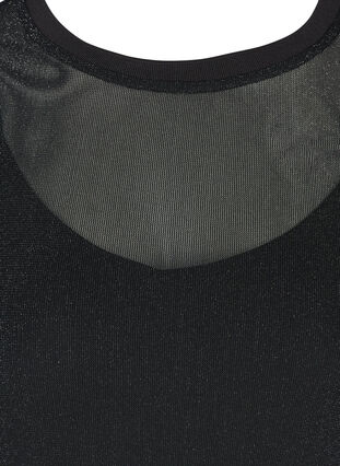 Robe scintillante à manches longues, Black, Packshot image number 2