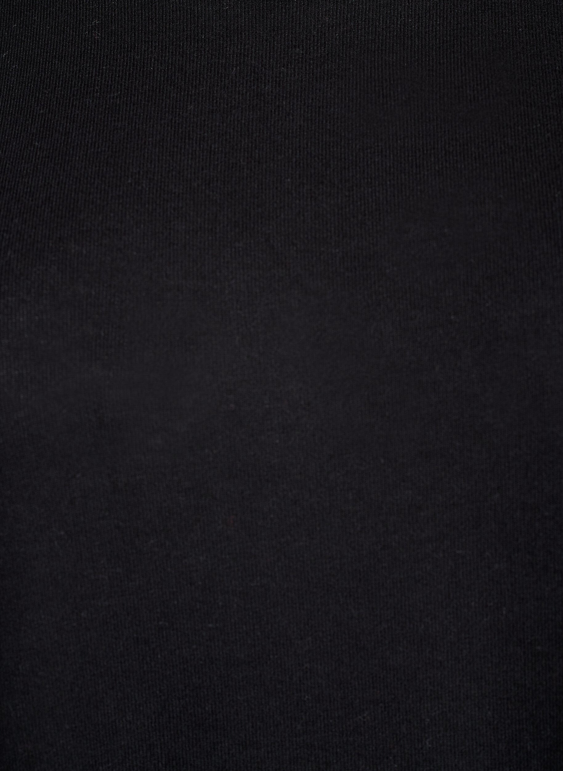 Zizzi Blouse en jersey avec manches 3/4, Noir, Packshot image number 2