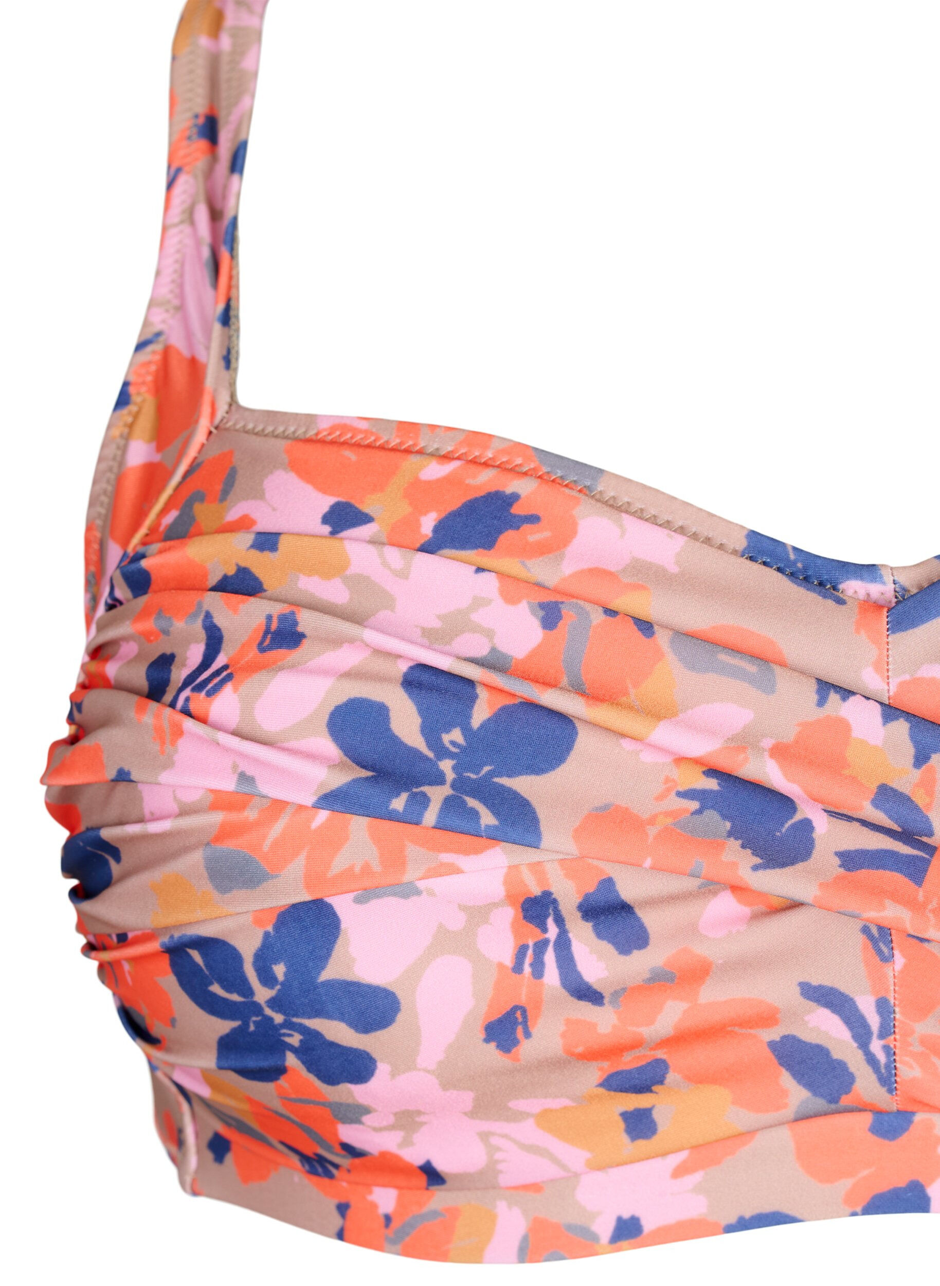 Zizzi Haut de bikini imprim&eacute;, Retro Flower, Packshot image number 2