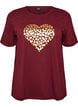 T-shirt met motief, Rood, Packshot image number 0