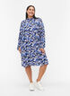 FLASH - Jurk met lange mouwen en bloemenprint, Blue Purple Flower, Model image number 2
