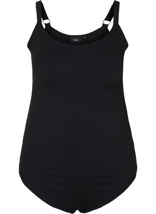 Body shapewear léger avec bretelles réglables, Black, Packshot image number 0