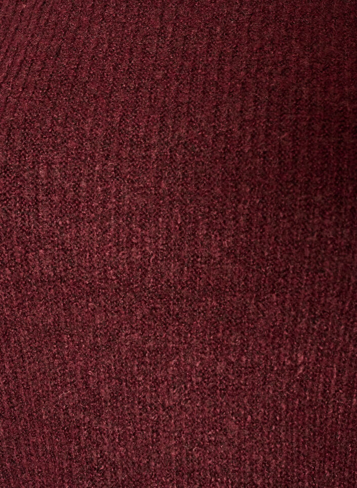 A-lijn gebreide blouse, Rood, Packshot image number 2