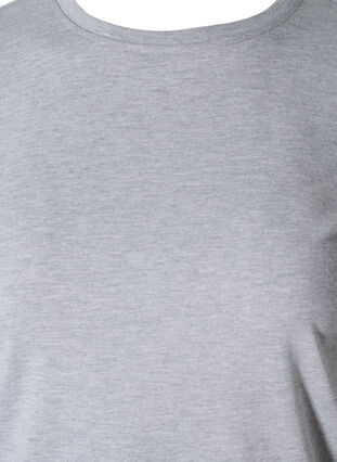 T-shirt court avec cordon de serrage, Light Grey Melange, Packshot image number 1