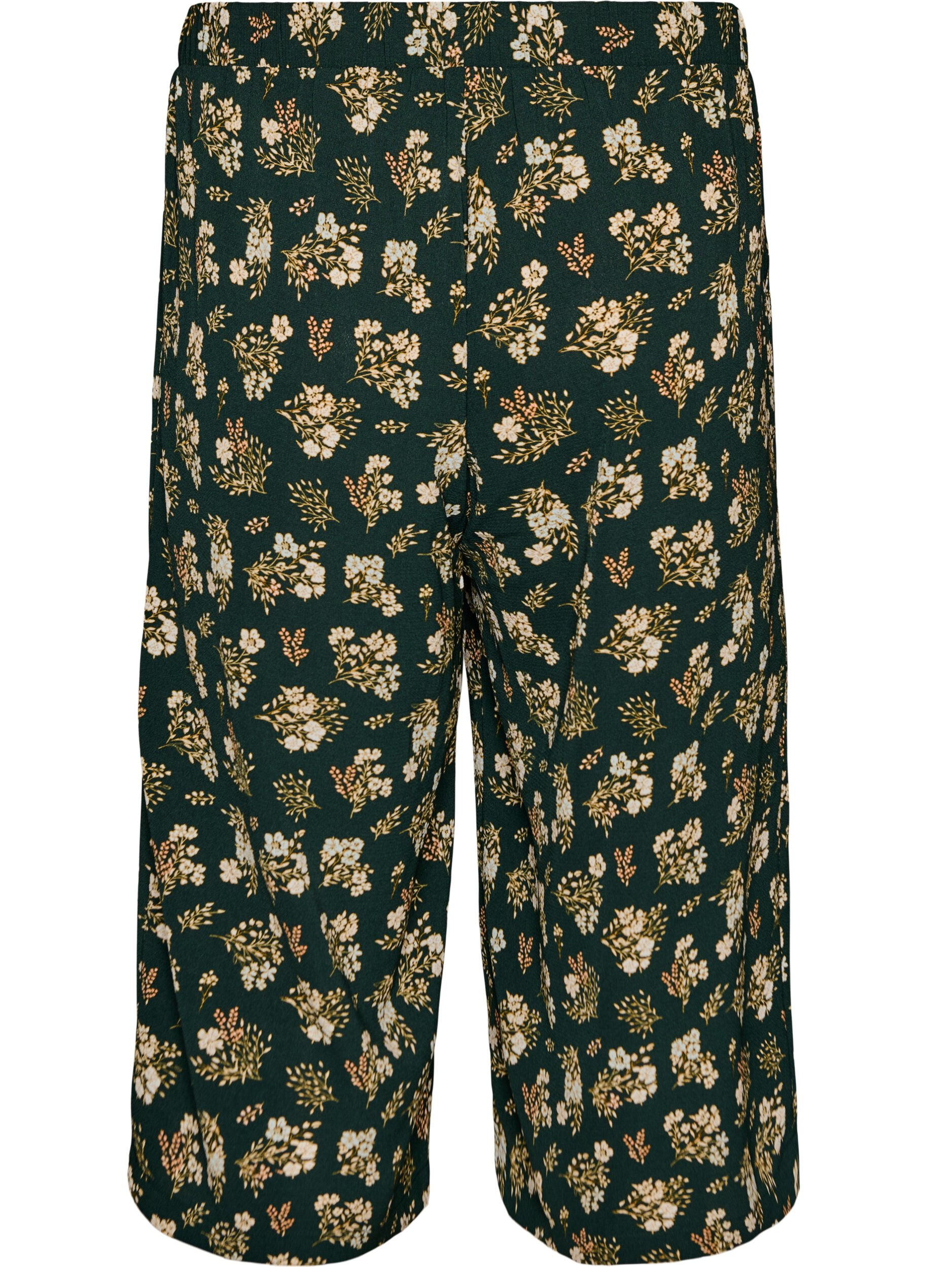 ZizziPantalon ample avec imprim&eacute;, Noir, Packshot image number 1