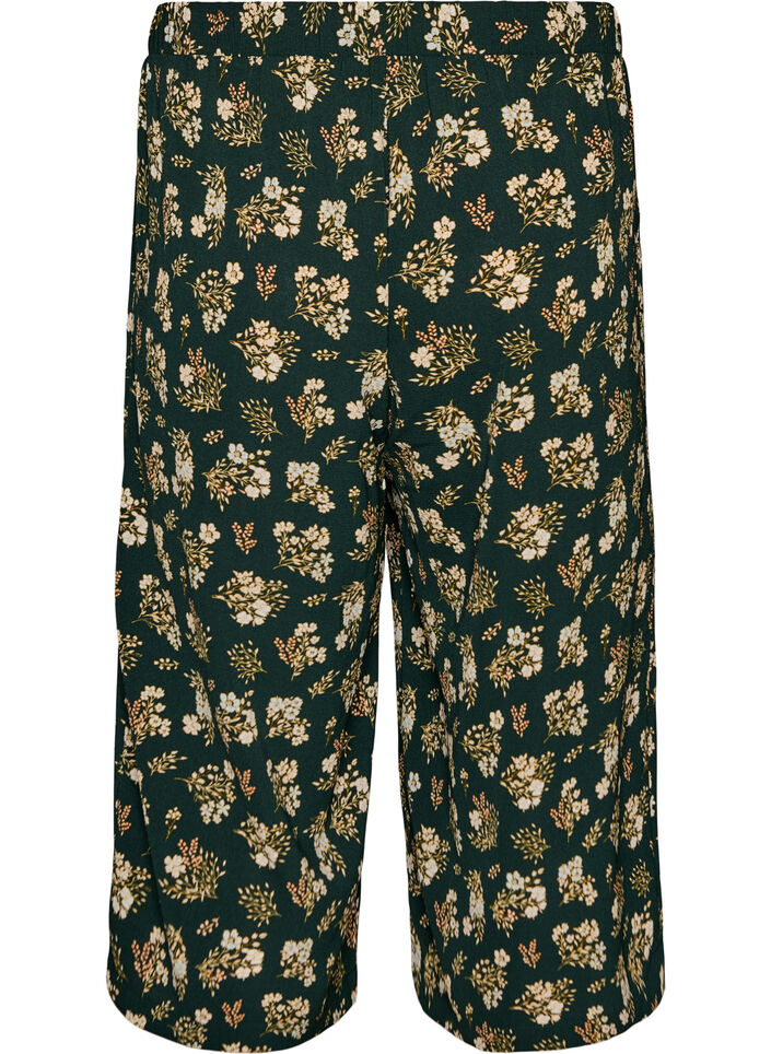 Pantalon ample avec imprim&eacute;, Noir, Packshot image number 1