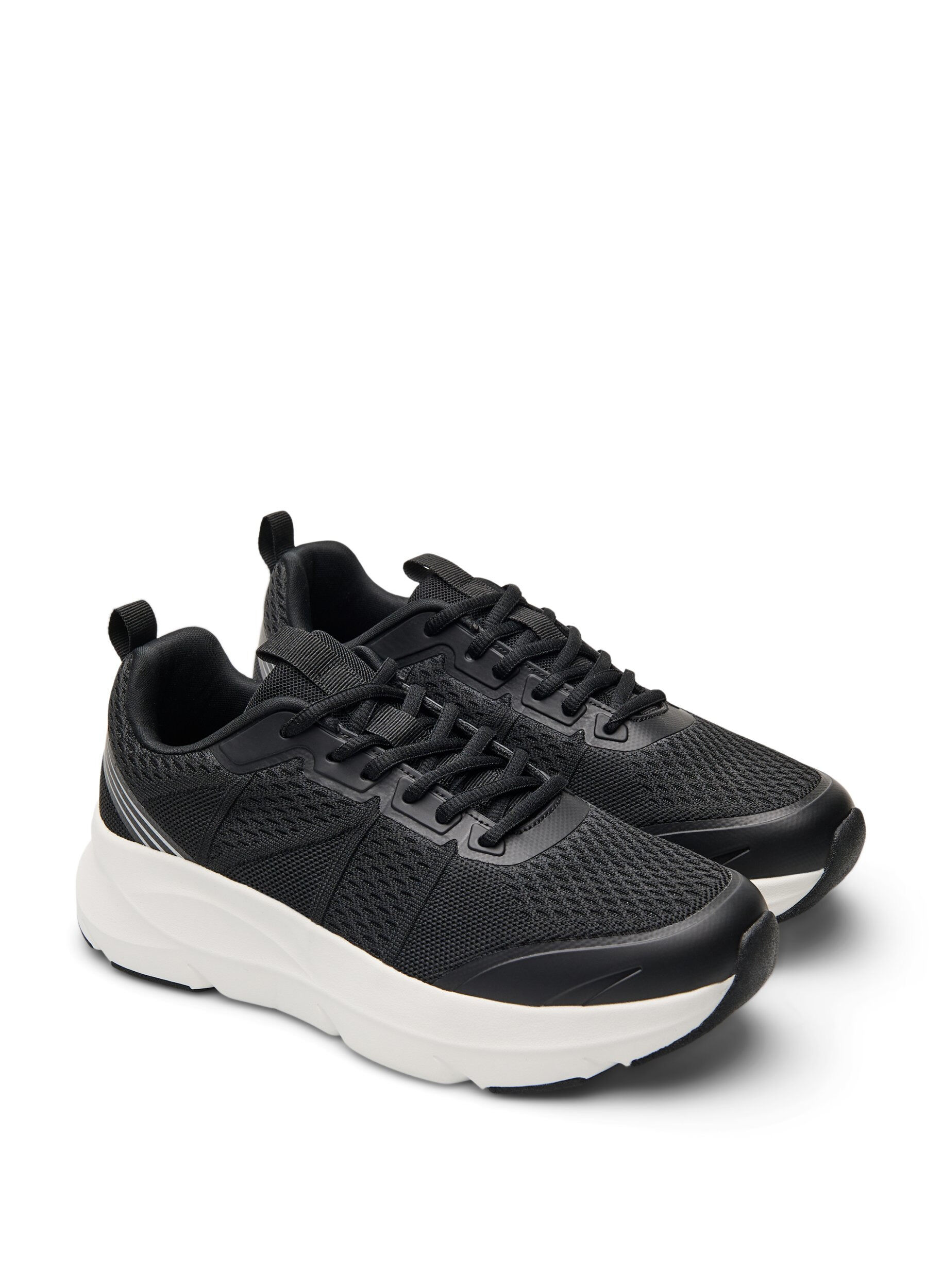 ZizziWide fit - Comfort sneakers met schokabsorberende zool, Zwart, Packshot image number 1