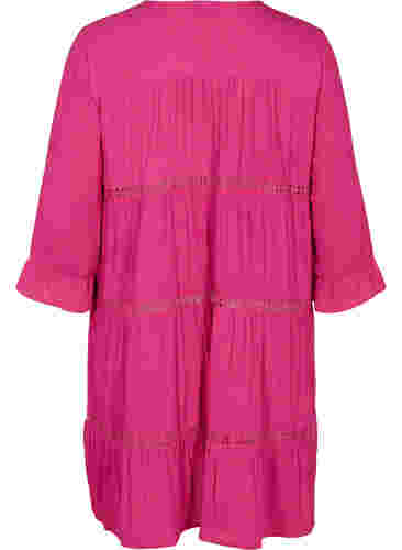 Robe de plage en coton, Raspberry Rose, Packshot image number 1