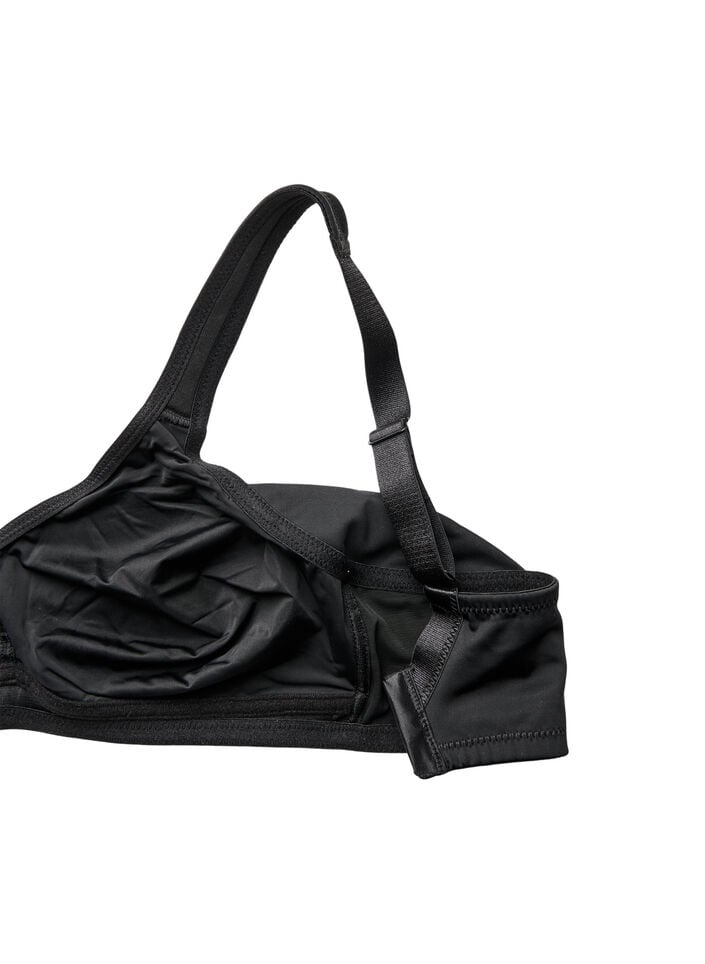 Soutien-gorge confort avec bretelles rembourr&eacute;es, Noir, Packshot