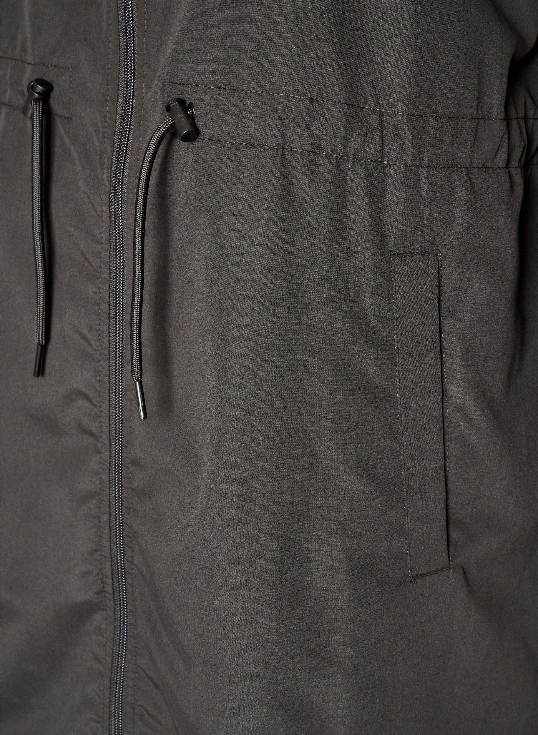 ZizziParka l&eacute;g&egrave;re avec capuche, Noir, Packshot image number 3