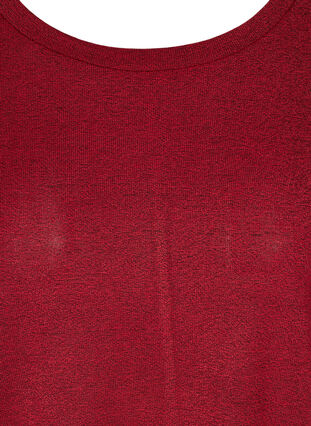 Effen blouse met lange mouwen, Red, Packshot image number 2