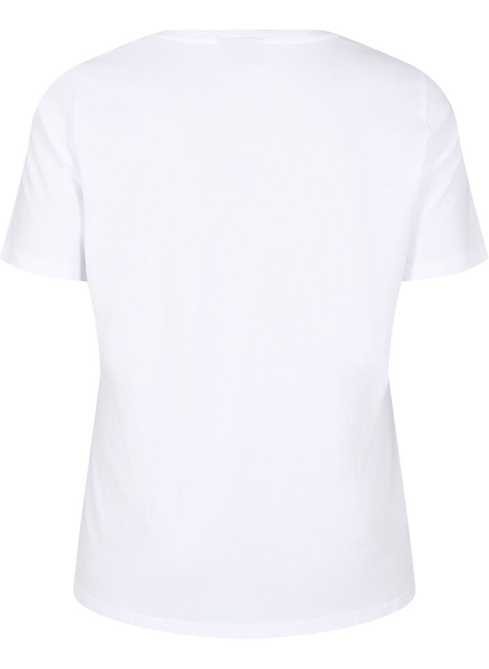 FLASH &ndash; T-shirt avec motif, Blanc, Packshot image number 1