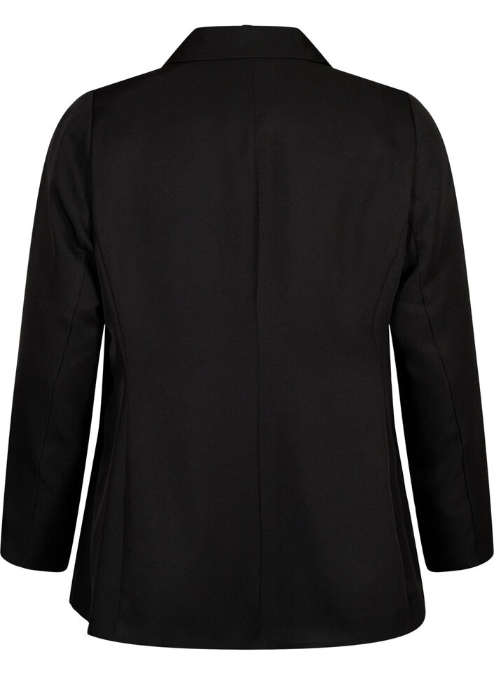 FLASH - Blazer simple avec bouton, Noir, Packshot image number 1