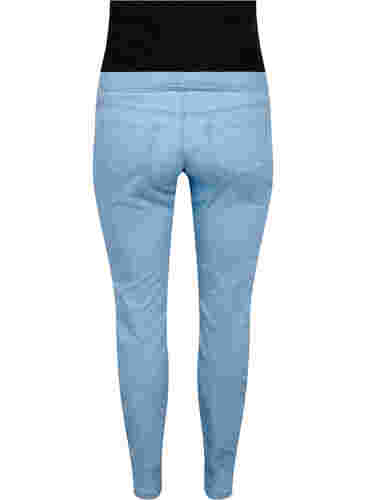 Pantalon de grossesse à poches arrière, Light blue, Packshot image number 1