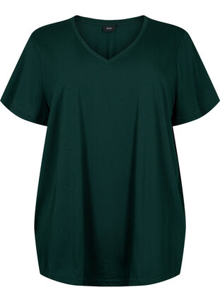 T-shirt met korte mouwen en v-hals, Pine Grove, Packshot image number 0
