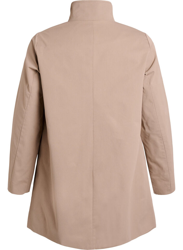 Waterafstotende lentejas met een A-lijnsnit, Grijs, Packshot image number 1