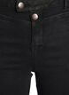 Regular fit Gemma jeans met hoge taille, Zwart, Packshot image number 2