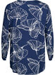 Viscose overhemd met bloemenprint en lange mouwen, Navy B./Big Fl.AOP, Packshot image number 1