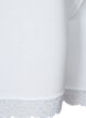 Short de cyclisme avec bordure en dentelle, Blanc, Packshot image number 3